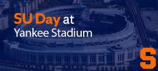 Yankee Stadium image with orange and white letters