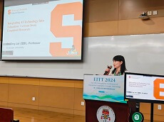 Professor Jing Lei gives the keynote address in Macau