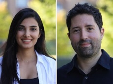 Parisa Sanaei and Michael Ammoury headshots