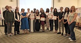 Group picture of summer program participants and mentors
