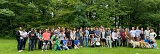 physics department personnel group photo during the fall picnic 2023