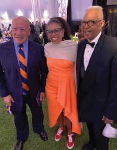 Larry Martin, Rachel Vassel and Rober Hill smiling