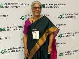 Nutrition Teaching Professor Sudha Raj.