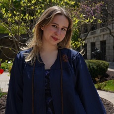 mina Gurbuz photo on campus