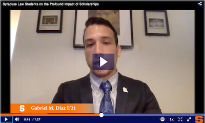 Impact of Law Scholarships video