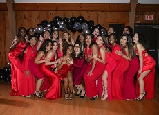 Members of the Sigma Lambda Upsilon posing