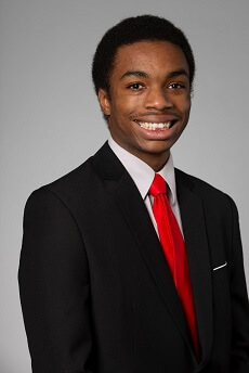 Aldrick Cade smiling