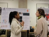 Two women at poster session