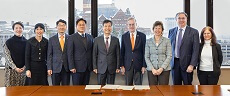 Leaders from the University of Seoul met with Syracuse University leaders Jan. 8 to advance and expand academic and cultural collaboration and exchange between the two institutions.