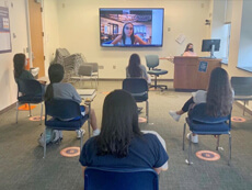 Sport Analytics Women Club hosts virtual meeting with Olivia Stasiuk, marketing analytics manager, Dallas Cowboys.