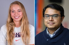 photos of Polina Kozyreva and Endadul Hoque