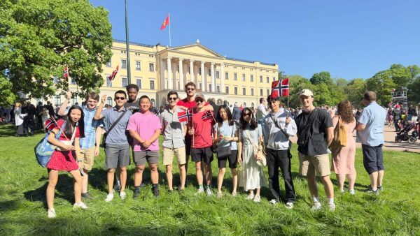 group of students in Norway