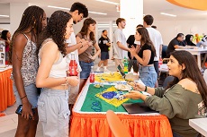 students celebrating Latine Heritage Month.