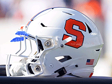 SU football helmet