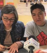 WAER Image of Two people being interviewed by WAER