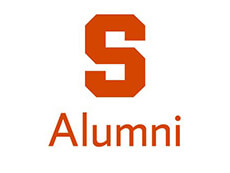 Photo of block S and the word alumni