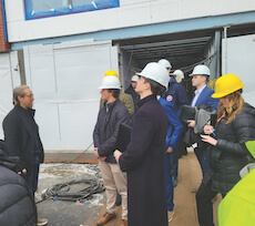 Whitman Real estate Visit, construction.