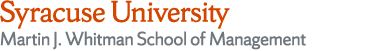 Syracuse University Whitman School of Management
