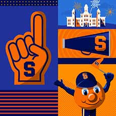 Orange Central Syracuse University Icons, Otto, Campus, Celebration Icons