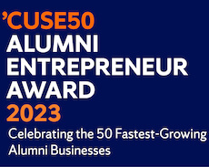 Cuse50 Alumni Entrepreneur Award 2023, Celebrating the 50 Fastest-growing alumni businesses.