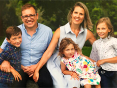 Evan Weissman and his family