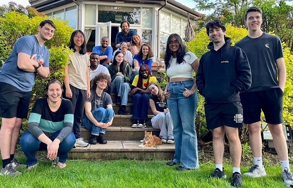 group of students in the UK