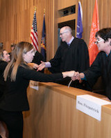Scene from the 2019 Mackenzie Hughes Moot Court