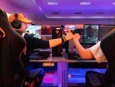 Esports room at Barnes Center